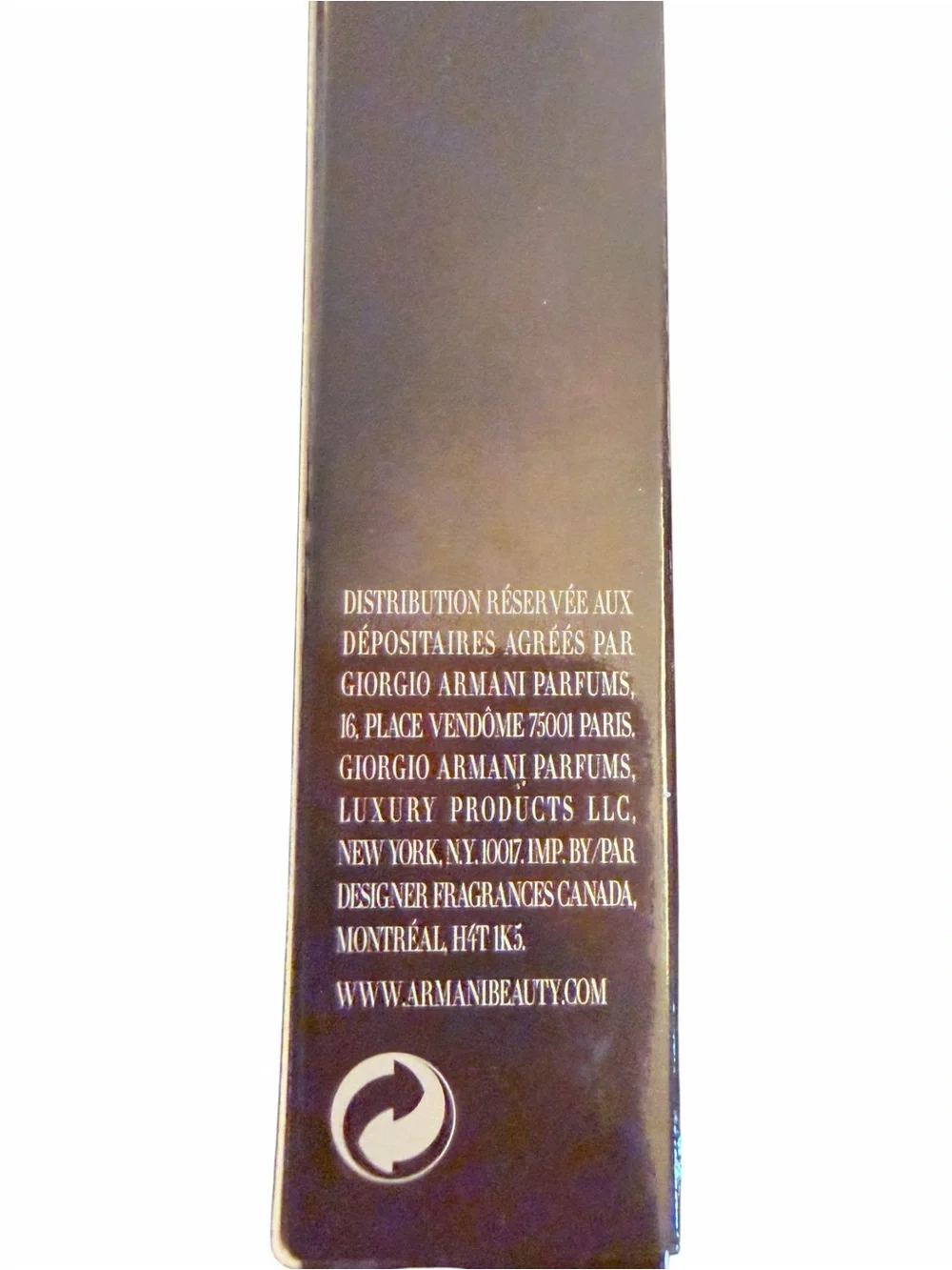 Giorgio Armani new box